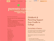 Tablet Screenshot of parents-central.com